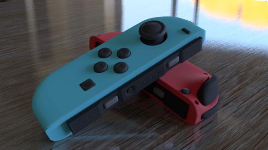 Nintendo Switch : Renders : Stacked controllers